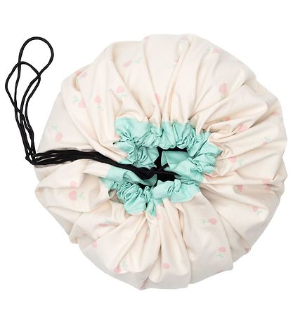 Play&Go Legetøjstæppe - Ø140 - Cherry Love Play&Go Legetøjstæppe - Ø140 - Cherry Love