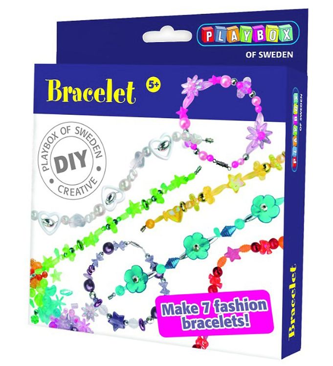 Playbox Perlesæt - 200 stk - Armbånd billede