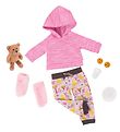 Our Generation Poppenkleding - Deluxe Pyjamaset m. Knuffel