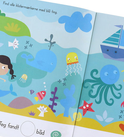 Karrusel Forlag Aktivitetsbog m. Klistermærker - 150 - Dansk