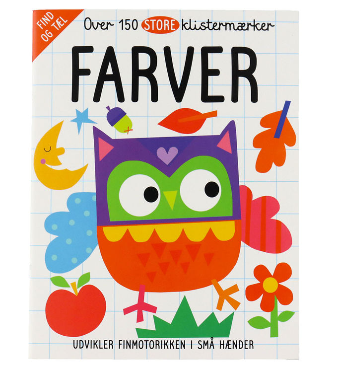 Karrusel Forlag Aktivitetsbog m. Klistermærker - 150 - Dansk