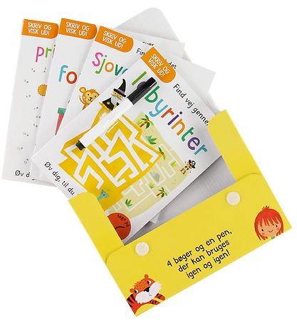 Karrusel Forlag Kuffert m. Bøger - Kig, Leg og Lær