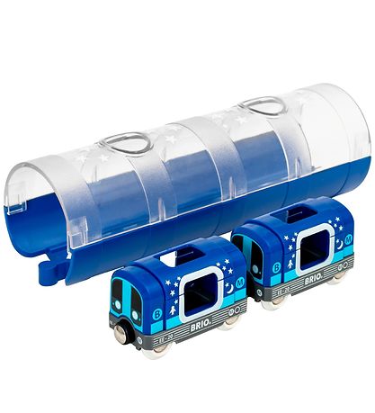 BRIO World Metro m. Tunnel - 3 dele - Selvlysende 33970 BRIO World Metro m. Tunnel - 3 dele - Selvlysende 33970