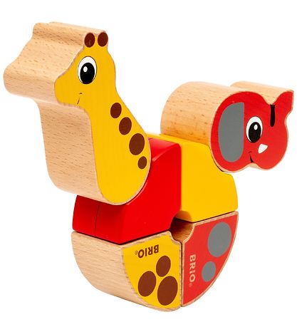 BRIO Magnetisk Legetøj - 6 dele - Giraf og Elefant 30284 BRIO Magnetisk Legetøj - 6 dele - Giraf og Elefant 30284