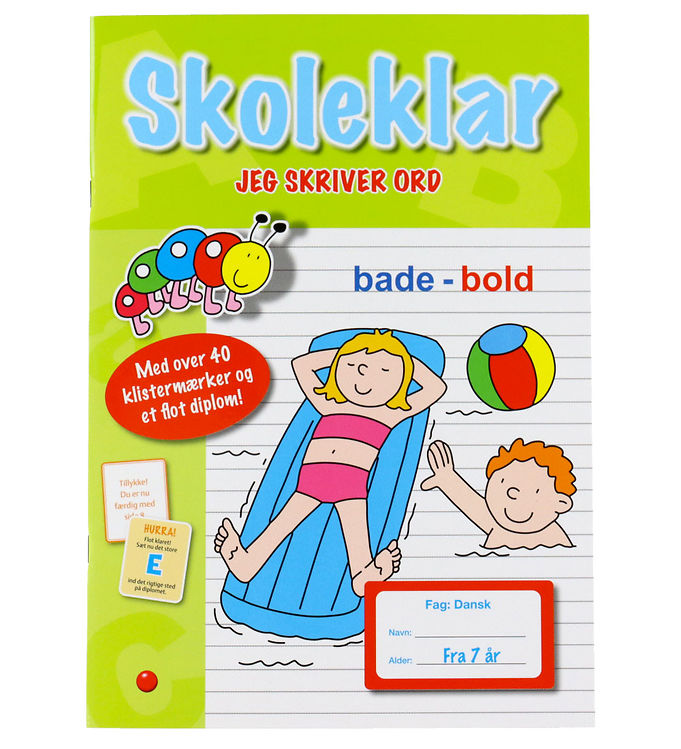 Forlaget Bolden Aktivitetsbog m. Klistermærker - Skoleklar - DA