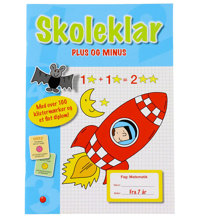 Forlaget Bolden Aktivitetsbog m. Klistermærker - Skoleklar - DA