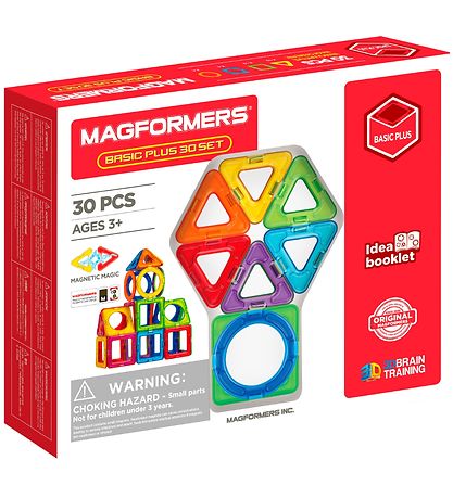 Magformers Basic Plus Sæt - 30 dele Magformers Basic Plus Sæt - 30 dele