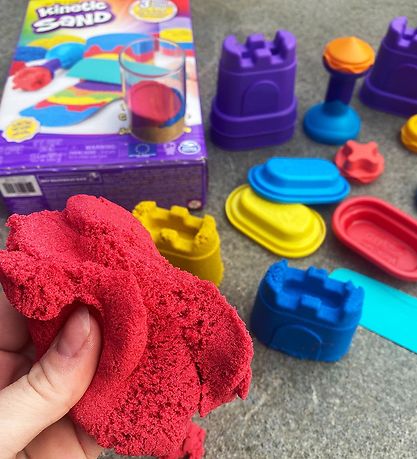 Kinetic Sand Sandsæt - 383 gram - Regnbue
