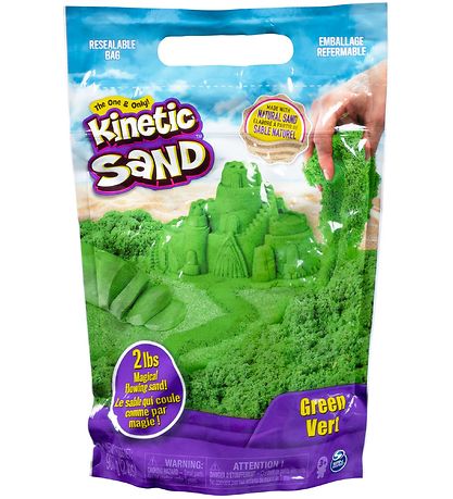 Kinetic Sand Strandsand - 900 gram - Green Kinetic Sand Strandsand - 900 gram - Green