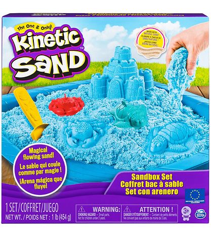 Kinetic Sand Sandsæt - 454 gram - Blue Kinetic Sand Sandsæt - 454 gram - Blue