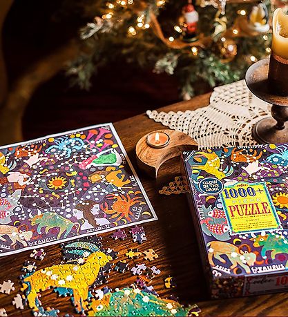 Eeboo Lichtgevend Puzzel - 1000 Bakstenen - Dierenriem Eeboo Lichtgevend Puzzel - 1000 Bakstenen - Dierenriem