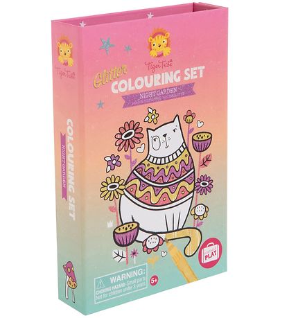 Tiger Tribe Farvesæt - Glitter - Night Garden Tiger Tribe Farvesæt - Glitter - Night Garden