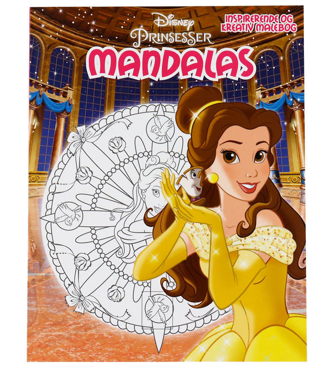 Karrusel Forlag Malebog - Mandalas - Disney Prinsesser