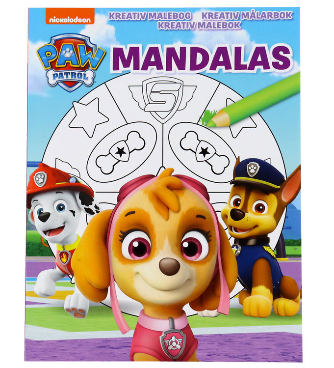 Karrusel Forlag Malebog - Mandalas - Paw Patrol