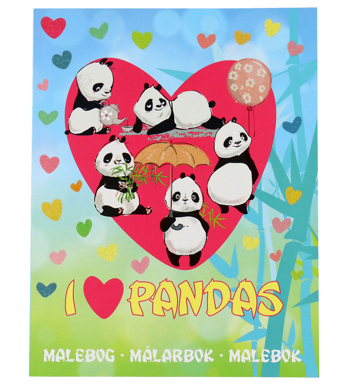 Karrusel Forlag Malebog - I Love Pandas