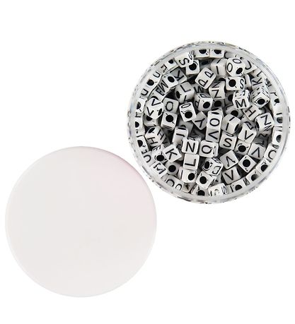 Pearl'n Fun Perler - Bogstaver - 125 gram - Sort/Hvid Pearl'n Fun Perler - Bogstaver - 125 gram - Sort/Hvid