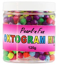 Pearl'n Fun Perler - Oktogram - 125 gram - Neon Pearl'n Fun Perler - Oktogram - 125 gram - Neon