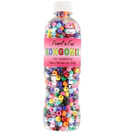 Pearl N Fun Beads - Kongo - 270 gram - Bright Colours Pearl N Fun Beads - Kongo - 270 gram - Bright Colours