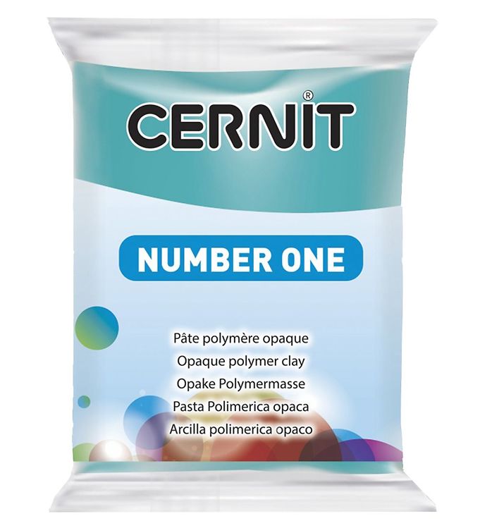 Cernit - Ler - Number One - Turkis Blå - 280 - 56 G