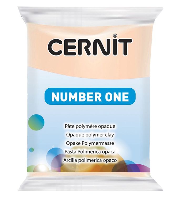 Cernit - Ler - Number One - Fersken - 423 - 56 G