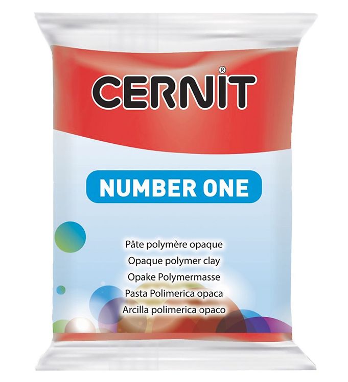 Cernit Number One Modellervoks 012 56g - Rød