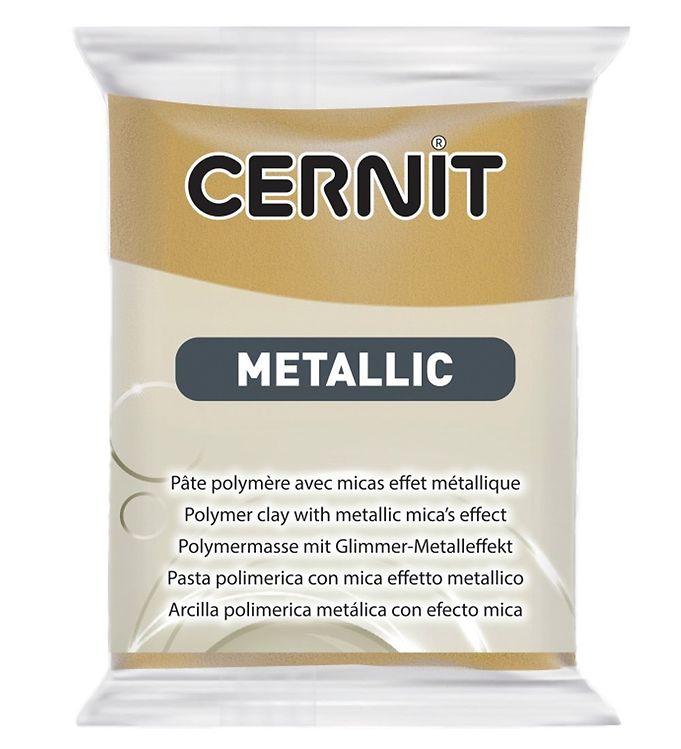 Cernit - Ler - Metallic - Rig Guld - 053 - 56 G