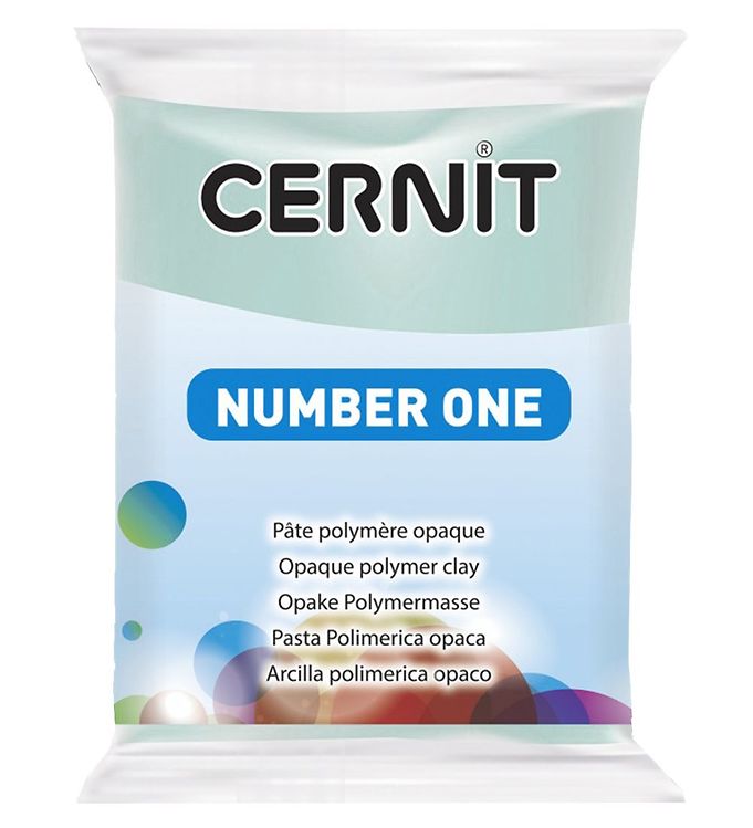 Cernit Polymer Ler - Number One - Mintgrøn billede