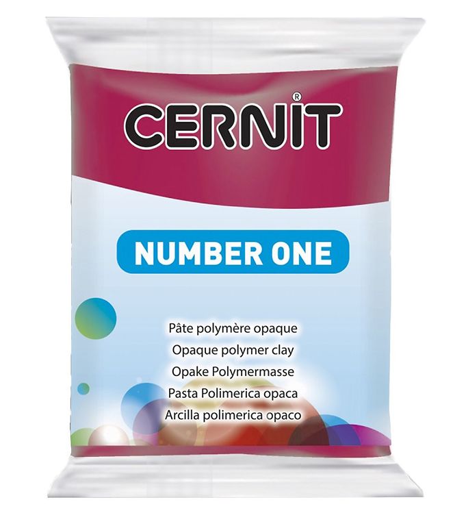 Cernit Number One Polymer Ler 56g - Bordeaux