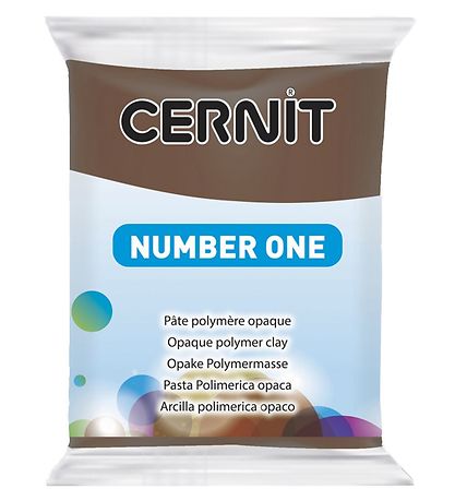 Polymère Argile Cernit - Number One - Marron