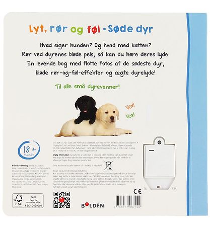 Forlaget Bolden Bog m. Lyd - Lyt, Rør og Føl: Søde Dyr Forlaget Bolden Bog m. Lyd - Lyt, Rør og Føl: Søde Dyr