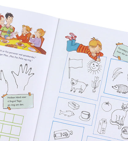 Forlaget Bolden Opgavebog - Skoleklar: Tallene 1-10 - Dansk