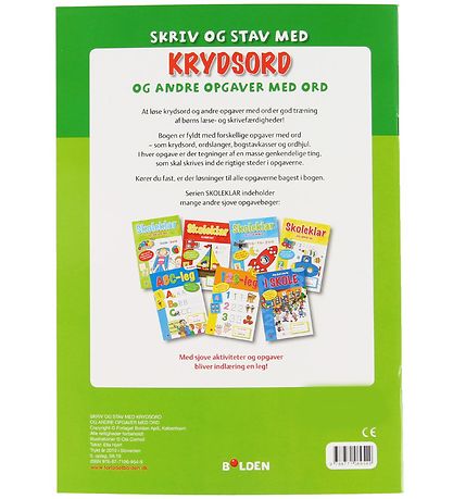 Forlaget Bolden Kruiswoordpuzzel - Schrijf en spel met kruiswoor Forlaget Bolden Kruiswoordpuzzel - Schrijf en spel met kruiswoor