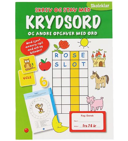 Forlaget Bolden Kruiswoordpuzzel - Schrijf en spel met kruiswoor Forlaget Bolden Kruiswoordpuzzel - Schrijf en spel met kruiswoor