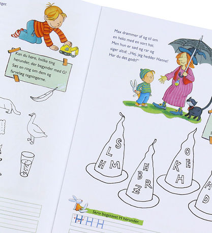 Forlaget Bolden Opgavebog - Skoleklar: Skriv Alfabet - Dansk