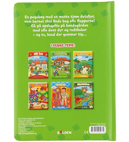 Forlaget Bolden Book - The Large Flapbook: The Farm - Danish