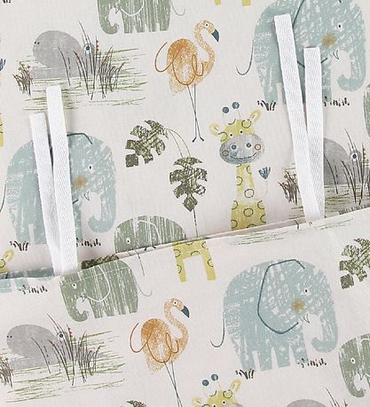 Nørgaard Madsens Sengetøj - Baby - Beige m. Dyr Nørgaard Madsens Sengetøj - Baby - Beige m. Dyr