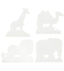 Hama Midi Perleplader - 4 stk - Løve/Kamel/Elefant/Giraf Hama Midi Perleplader - 4 stk - Løve/Kamel/Elefant/Giraf