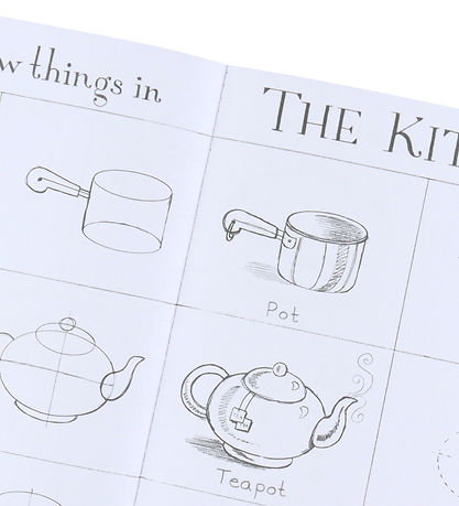 Eeboo Bog - Lær At Tegne - Simple Former - Engelsk