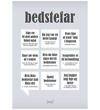 Dialægt Plakat - 30x42 - Bedstefar Dialægt Plakat - 30x42 - Bedstefar