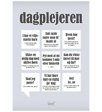 Dialægt Plakat - 30x42 - Dagplejeren Dialægt Plakat - 30x42 - Dagplejeren