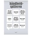 Dialægt Plakat - 30x42 - Håndbold-spilleren Dialægt Plakat - 30x42 - Håndbold-spilleren