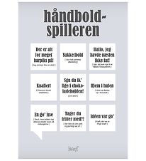 Dialægt Plakat - 50x70 - Håndbold-Spilleren Dialægt Plakat - 50x70 - Håndbold-Spilleren