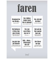 Dialægt Plakat - 50x70 - Faren Dialægt Plakat - 50x70 - Faren