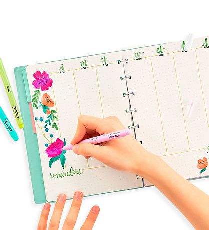 Ooly Tuscher - Metallic Brush Markers - 10 stk - Pastelfarver