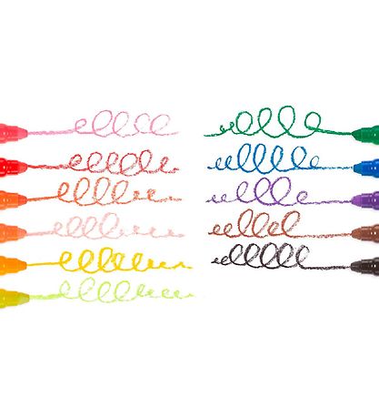 Ooly Farvekridt - Vandfarve - Rainy Dayz - 12 stk Ooly Farvekridt - Vandfarve - Rainy Dayz - 12 stk