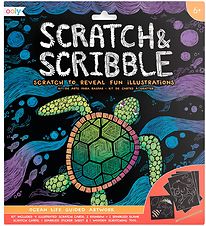 Ooly Scratch and Scribble Sæt - Ocean Life