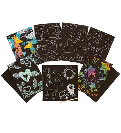 Ooly Scratch and Scribble Sæt - Fantastic Dragons Ooly Scratch and Scribble Sæt - Fantastic Dragons