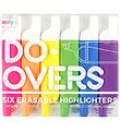 Ooly Erasable Highlighters - 6 pcs - Multicolour Ooly Erasable Highlighters - 6 pcs - Multicolour