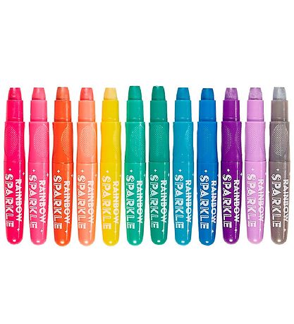 Ooly Farvekridt - Vandfarve - Rainbow Sparkle - 12 stk Ooly Farvekridt - Vandfarve - Rainbow Sparkle - 12 stk