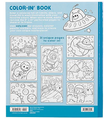 Livre de Coloriage Ooly - Outer Space Explorer Livre de Coloriage Ooly - Outer Space Explorer